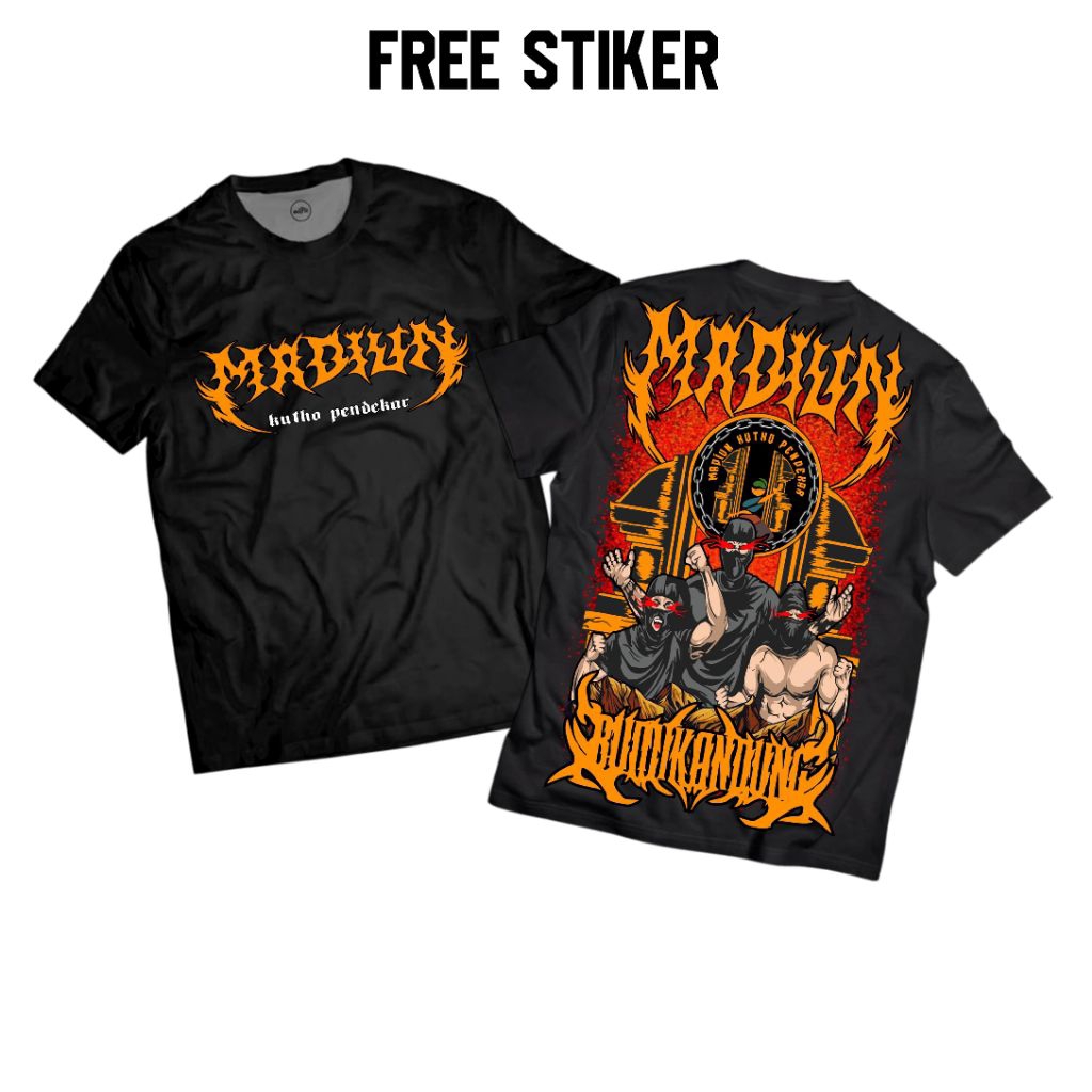 KAOS NETRAL MADIUN BUMI KANDUNG FREE STIKER