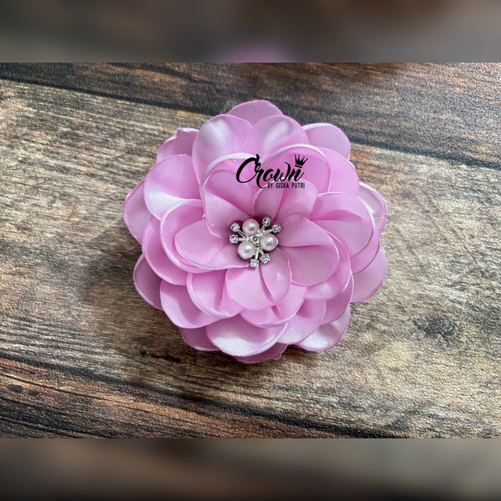 PART 1, Korsase bunga camelia, bros bunga, bros kebaya, bunga handmade