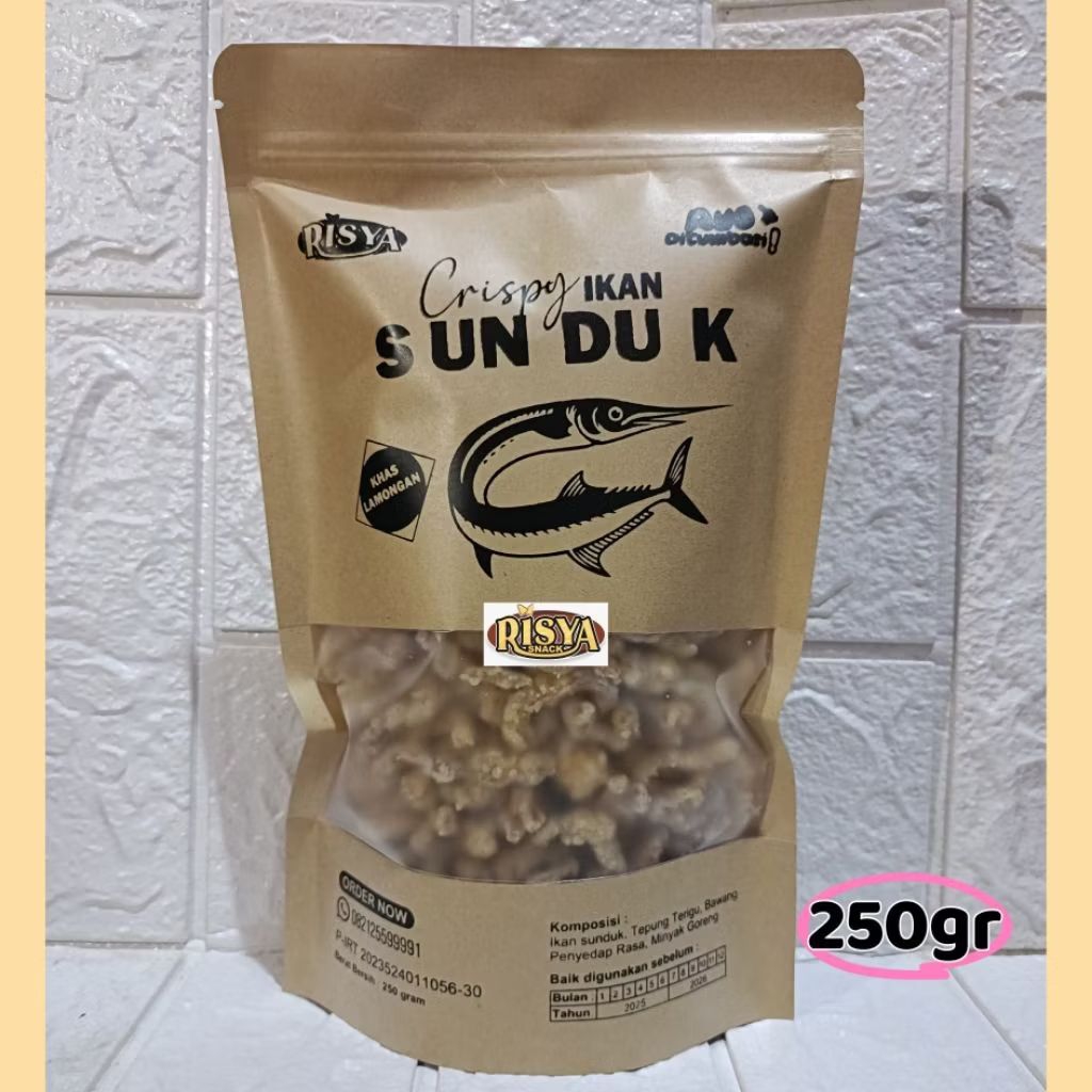 

Crispy Ikan Sunduk 250gr oleh-oleh khas Lamongan
