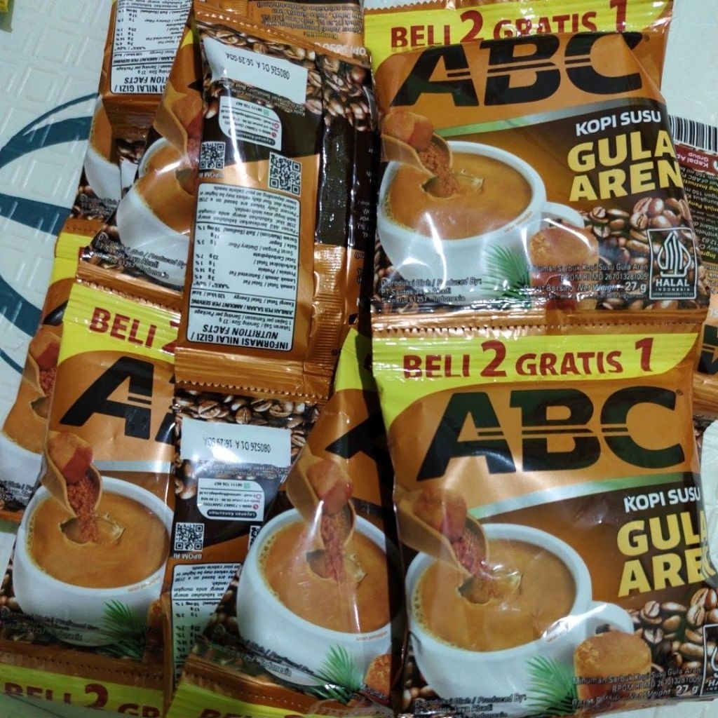 

KOPI ABC SUSU GULA AREN ISI 15 SACHET 27g