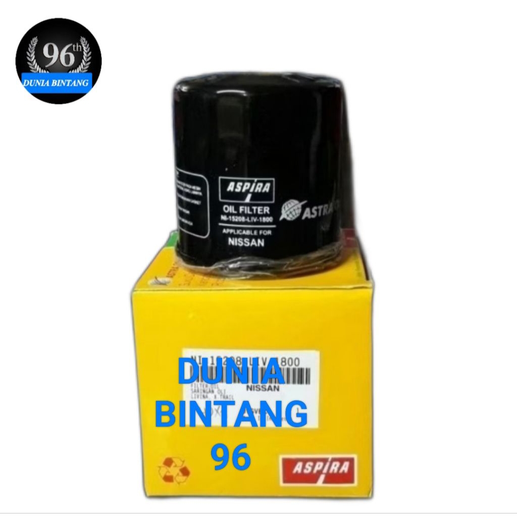 Filter Oli Mobil Honda Jazz City Merek Aspira