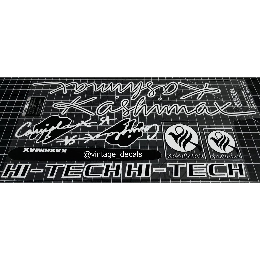 decals replacement kashimax hi-tech