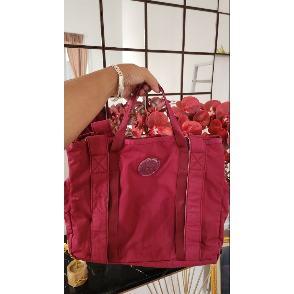 PL tas wanita jinjing Exsport Get On It Tote Bag - Maroon