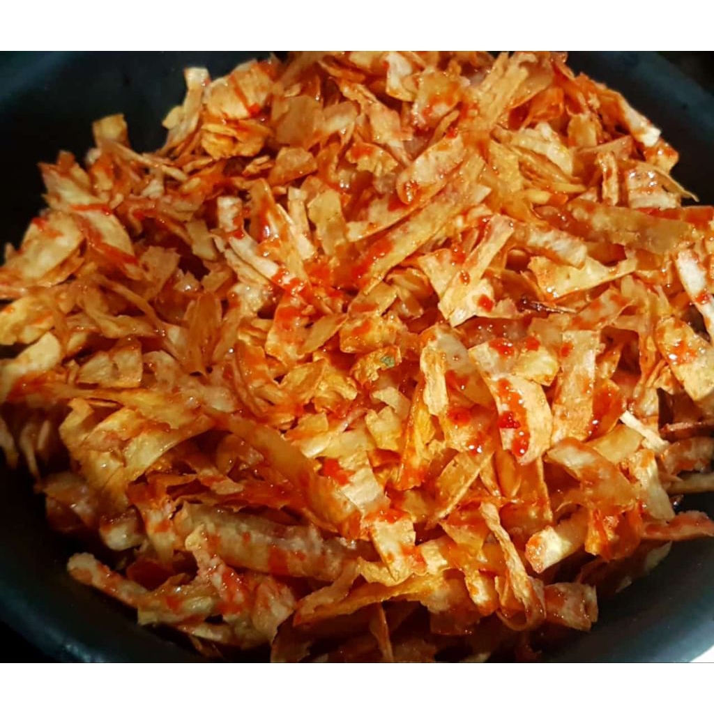 

Balungketek(singkong olahan)pedas_manis