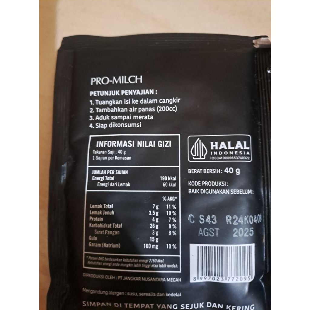 

Promo Promilch Minuman sereal asli jatah tni