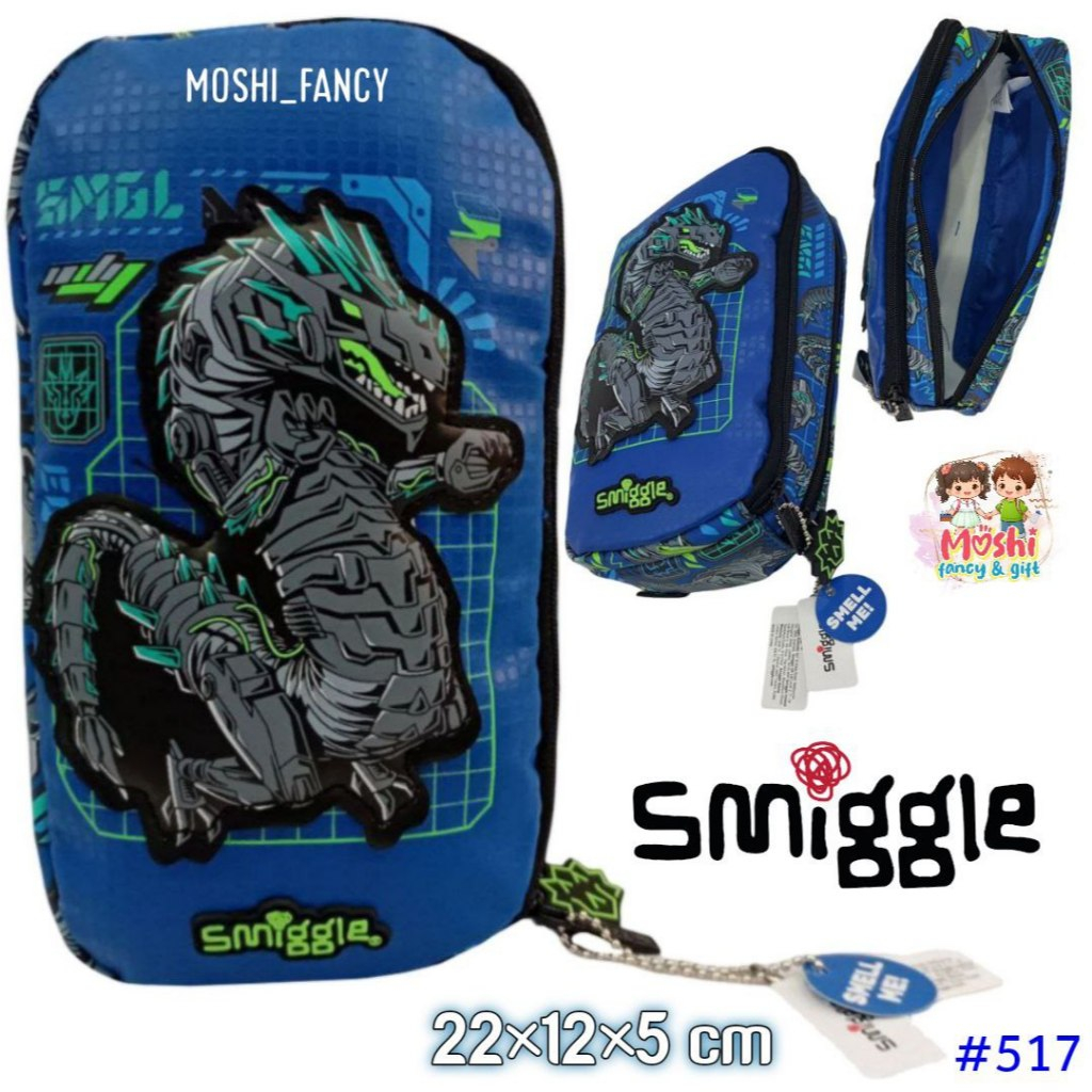 

Tempat Pensil Smiggle All Star Dino / Alat Tulis Smiggle All Star Dino / Tempat Pensil Pocket Stationary Dinosaurus Naga / Tempat Pensil Anak Laki-Laki
