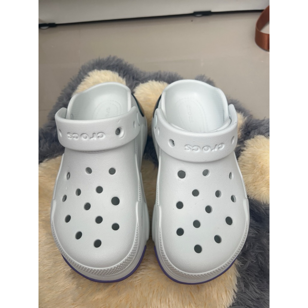 CROCS BUBBLE CRUSH REFLECTOR UNISEX CLOG MOONLIGHT