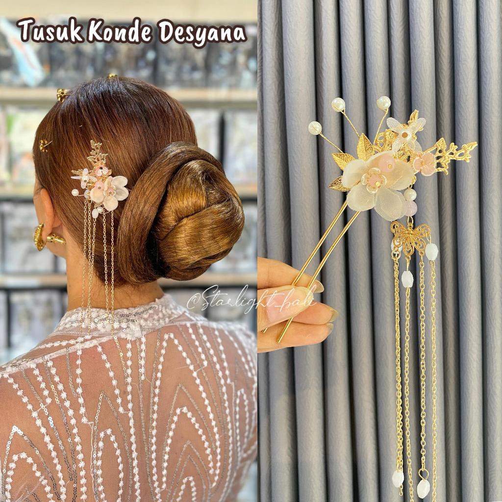 Kualitas Super Starlight Bali Tusuk Konde Desyana / Tusuk Konde Sanggul / Aksesoris Sanggul /