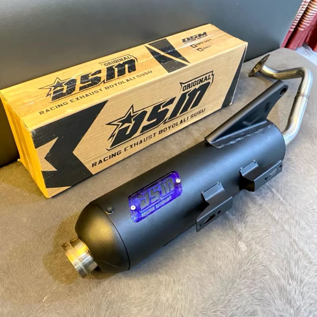Knalpot Standar racing Dsm shijiroww suara bas adem all matic beat old beat new vario