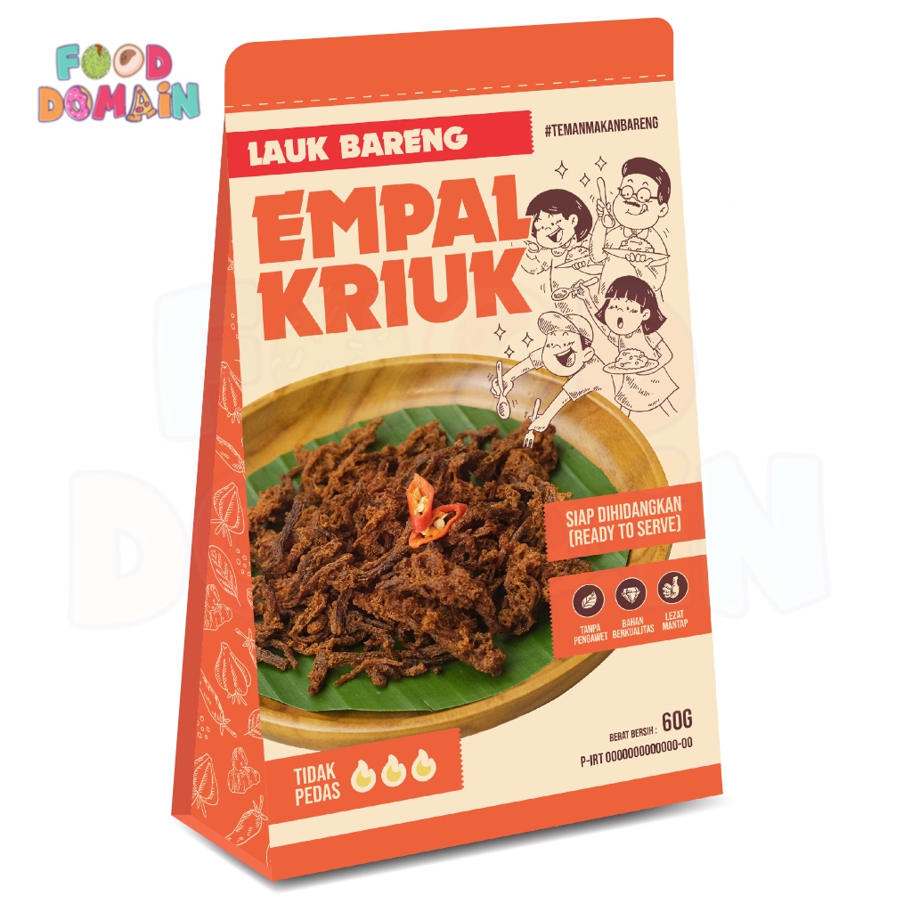 

Lauk Bareng Empal Kriuk Goreng - Gepuk Daging Sapi - Ready to Eat 60gr