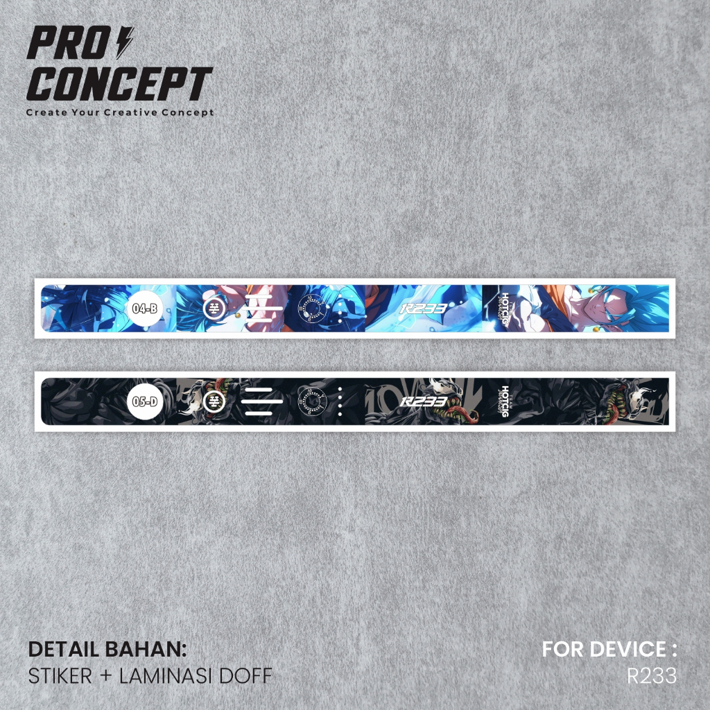 

#OUT-2 Proconcept stiker outer(luar) series 33 - stiker vinyl