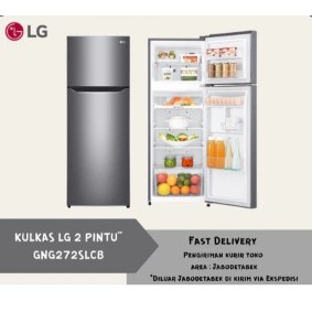 DVN LG GN-G272SLCB KULKAS LG 2 PINTU SMART INV GNG272SLCB GN-G272 GNG272