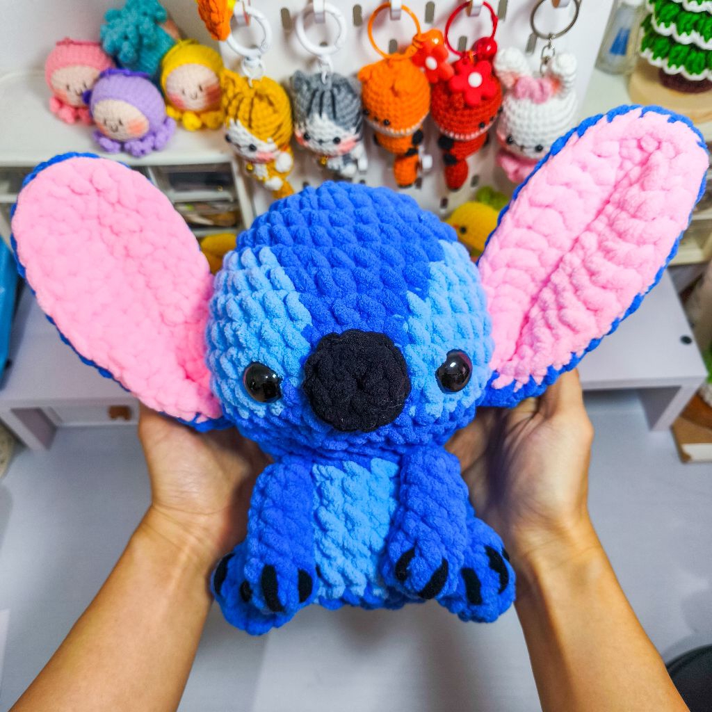 BONEKA STITCH LUCU | BONEKA RAJUT