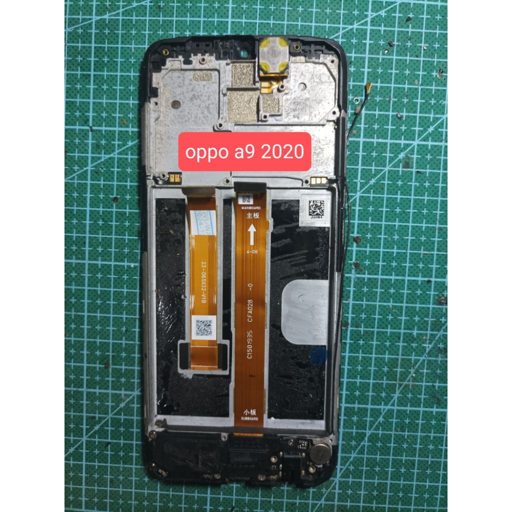 lcd ori oppo a9 2020 copotan set frame