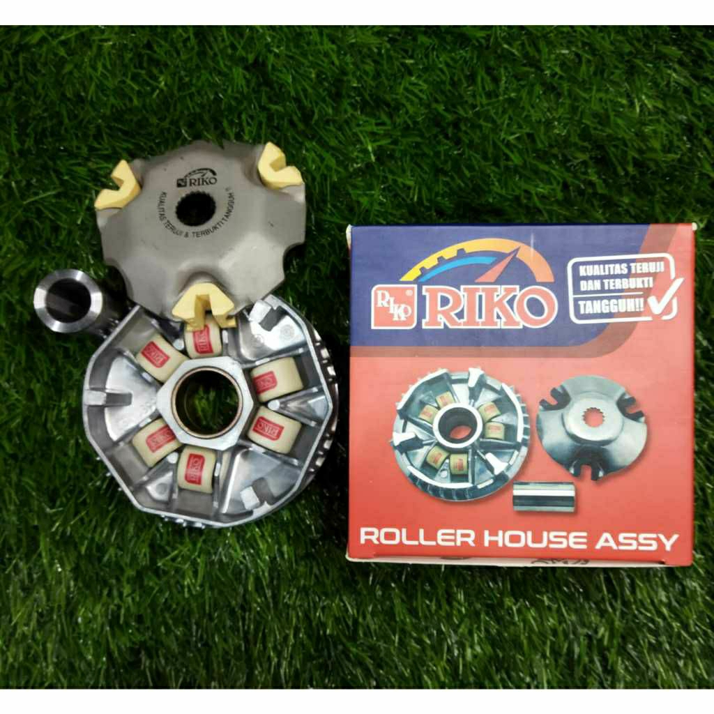 PULLEY SET RUMAH ROLLER VESPA LX125 GTS RIKO SET ROLLER ORIGINAL RIKO