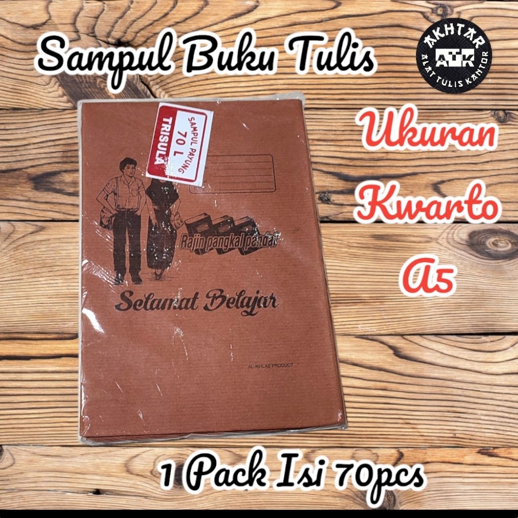 

KERTAS PAYUNG / KRAFT / KERTAS COKLAT SAMPUL BUKU ( 70 LEMBAR )