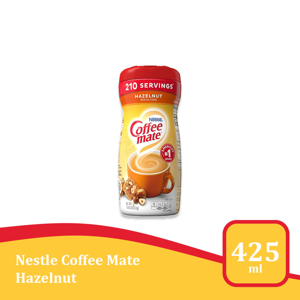 

Nestle Coffee Mate Powder Creamer Hazelnut 15 oz - Minuman impor USA