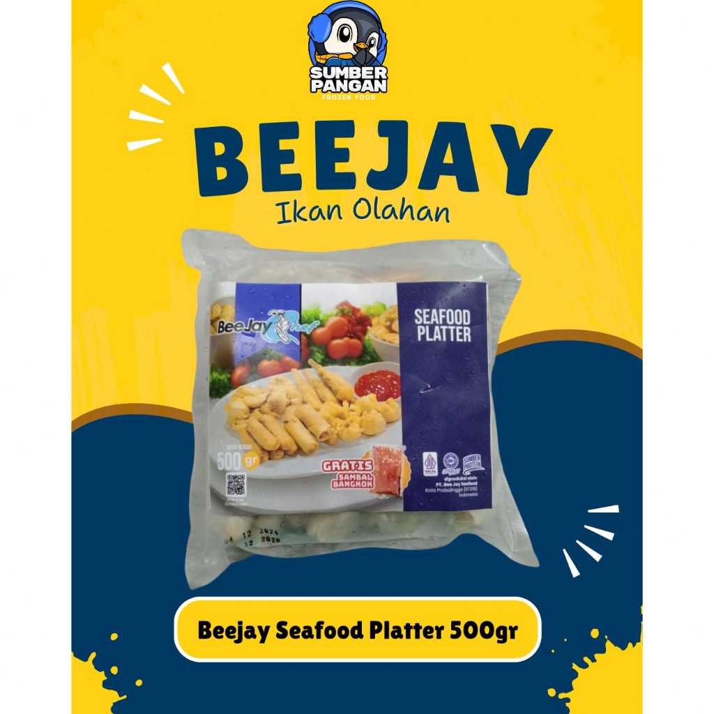 

Beejay Ikan Olahan Seafood Platter 500 gr