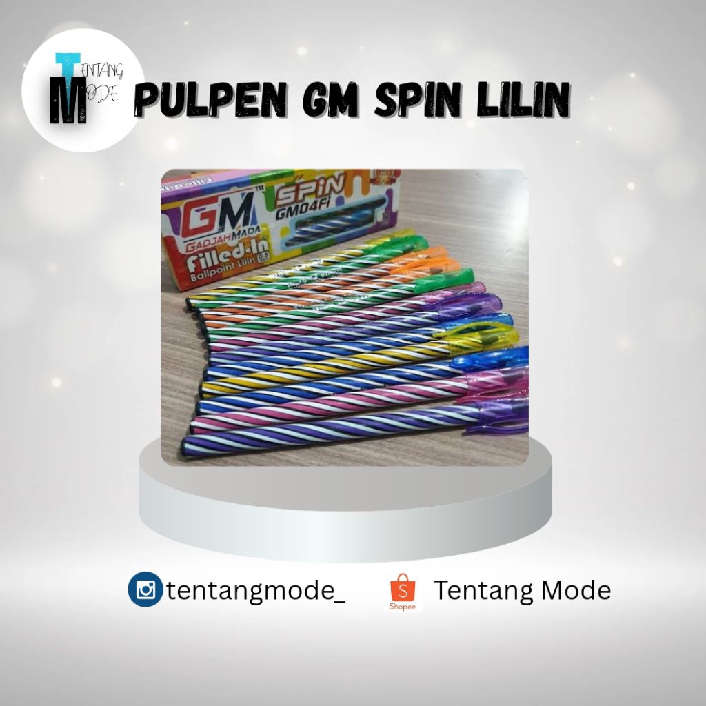 

12 pulpen Spin lilin 1 pack