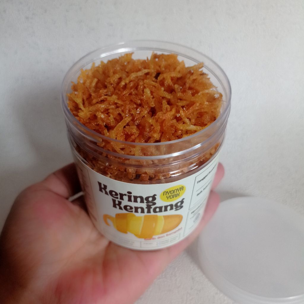 

toples 1000 ml kriuk Kering Kentang nyonya york | kentang Mustopa nyonyayork | Kering Kentang Caramel Manis Gurih | kering kentang | kering kentang caramel pedas manis