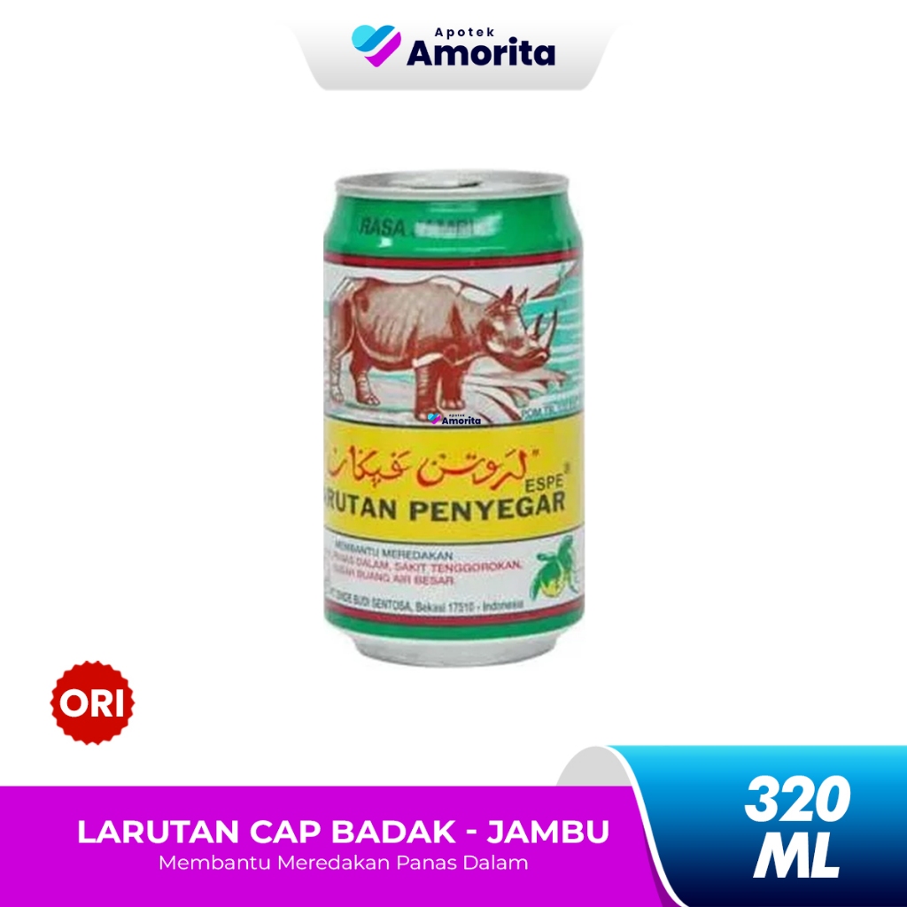 

Larutan Cap Badak Kaleng Rasa Jambu 320 ml