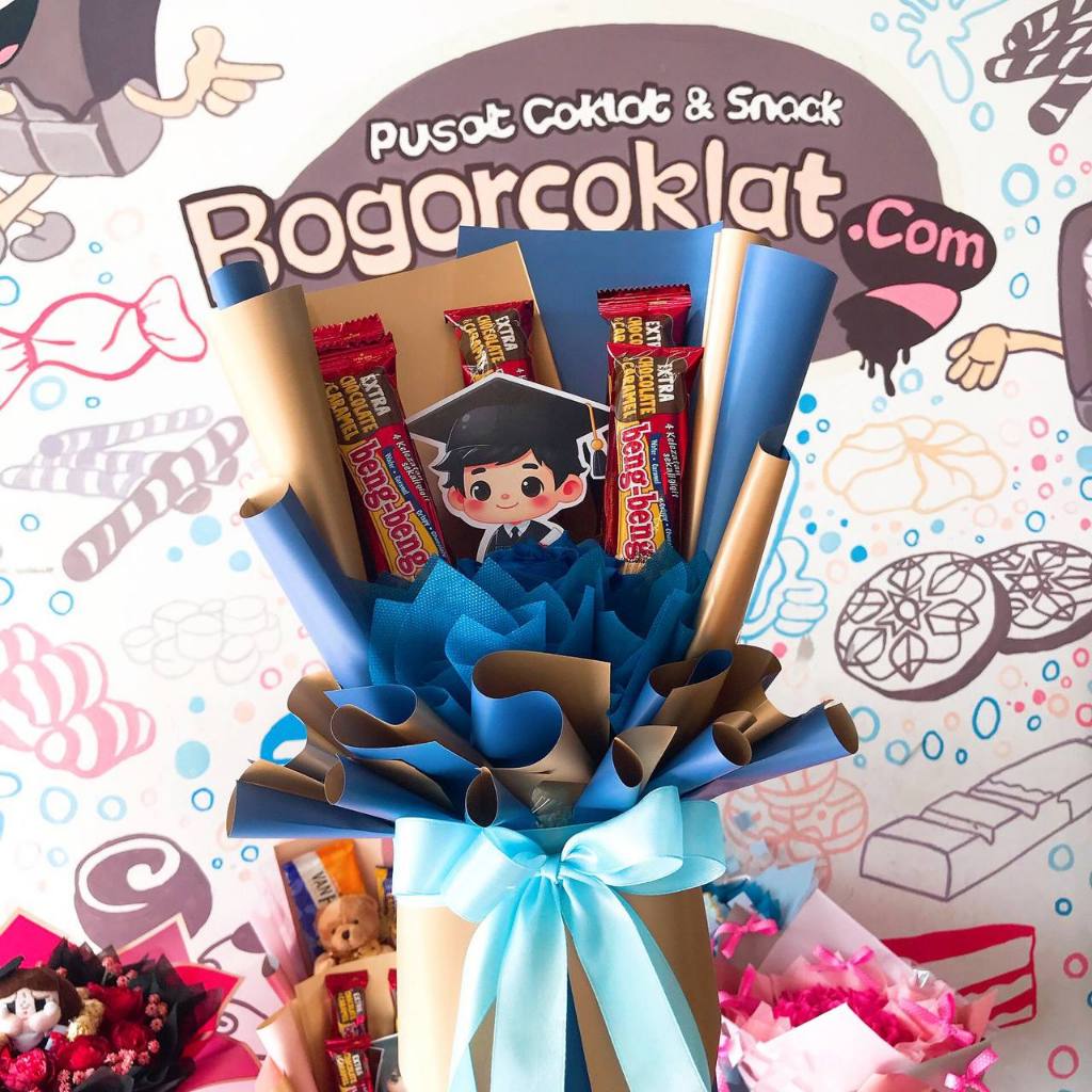 

Buket Coklat Wisuda Cowok/Cewek
