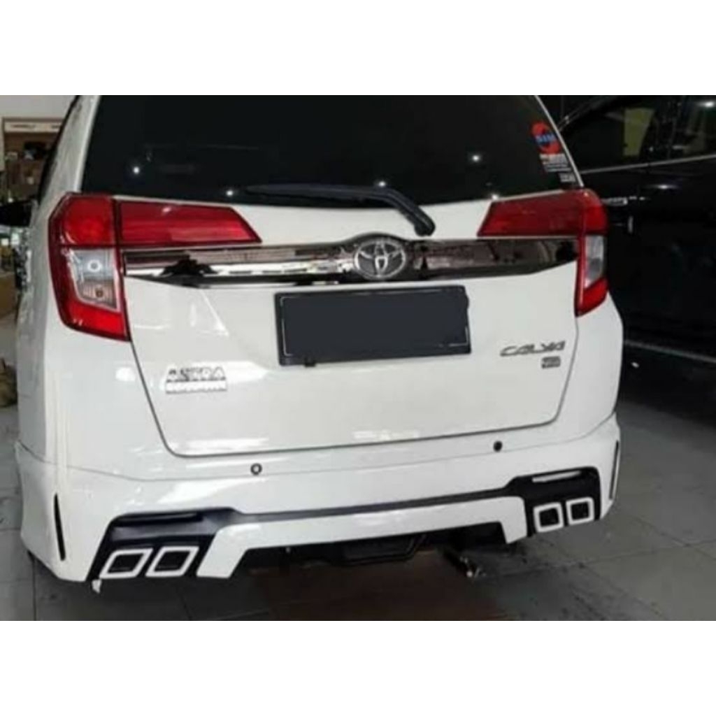 bodykit belakang calya/sigra model vazoma