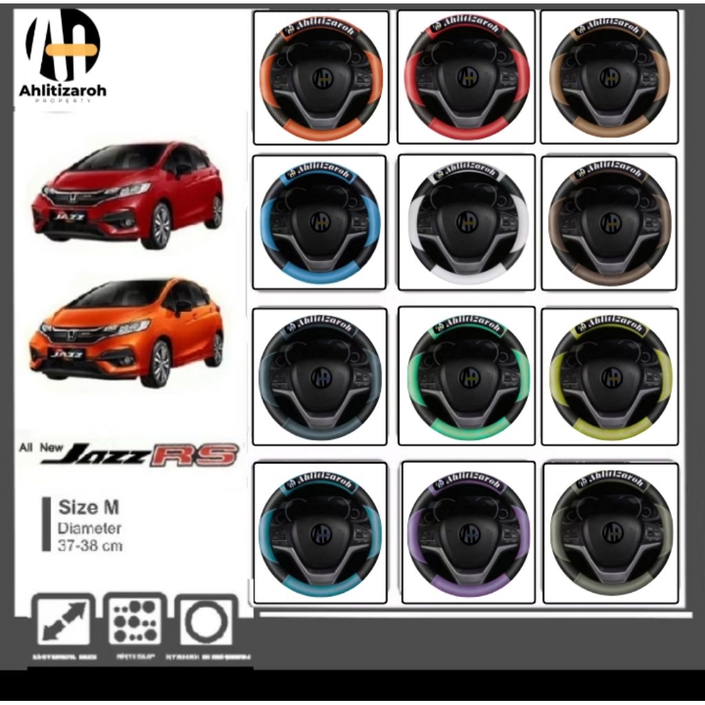 sarung stir honda jazz cover stir honda jazz sarung stir minibus car Karet Jok Setang
