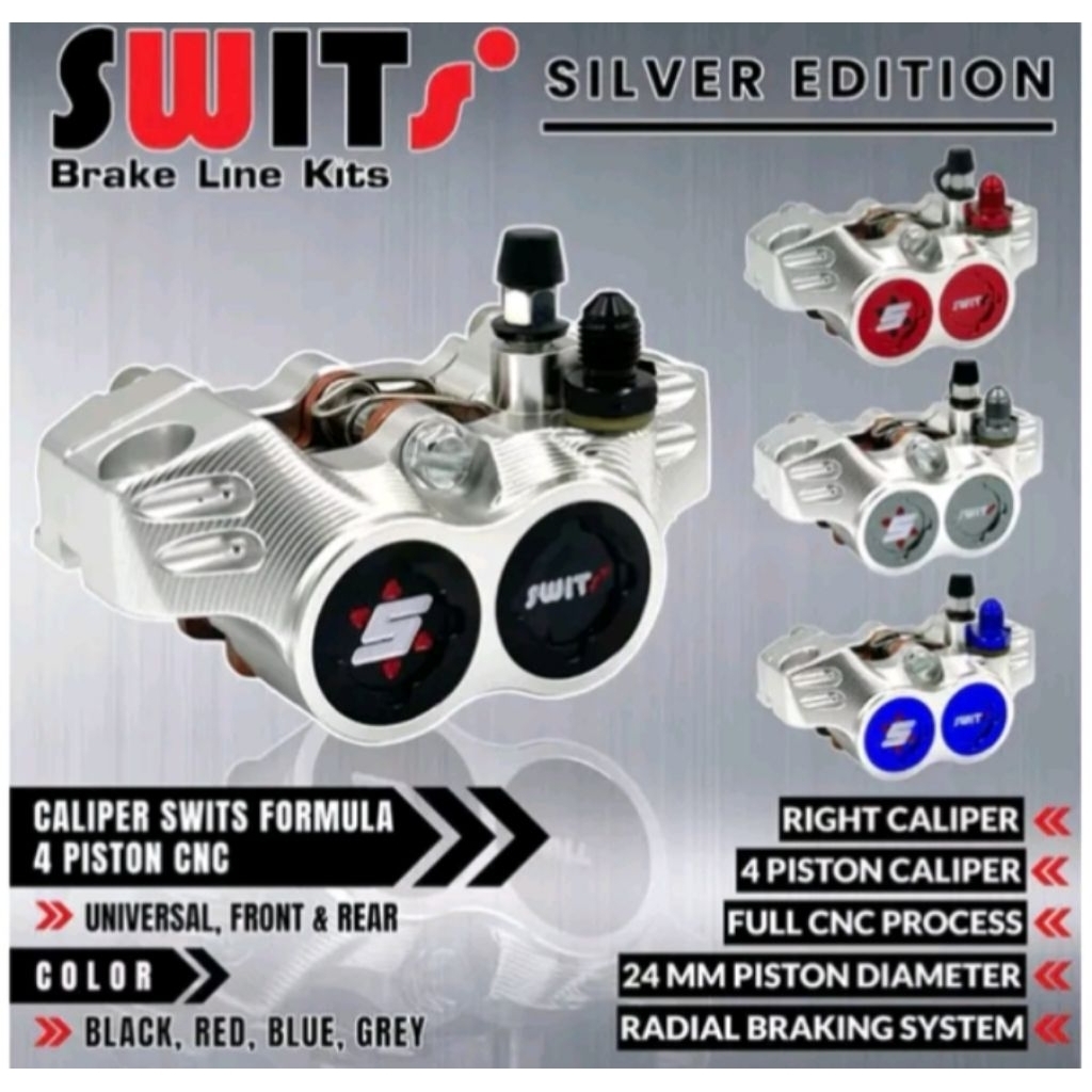 Paketan Kaliper Formula 4P SWITS - RT STAGE - JRP PNP DISC PIRINGAN 260MM 220MM