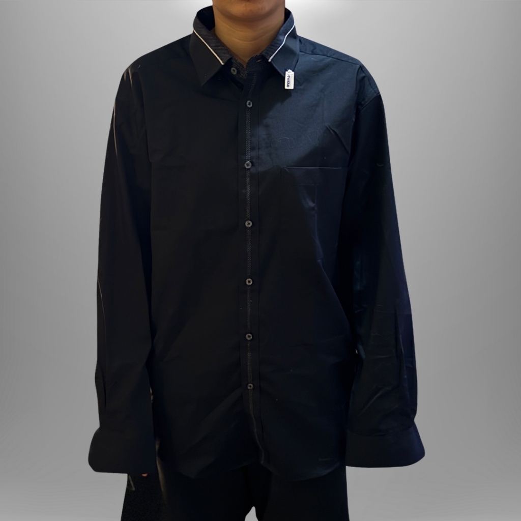 Kemeja Alisan - Hitam
