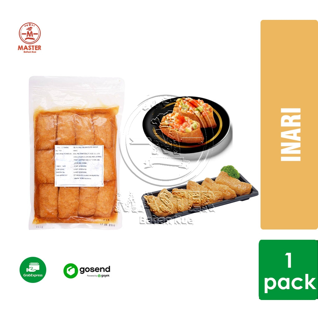 

AJITSUKE INARI Kulit Tahu Sushi Jepang 60 pcs Halal [1 pack] KHUSUS INSTANT