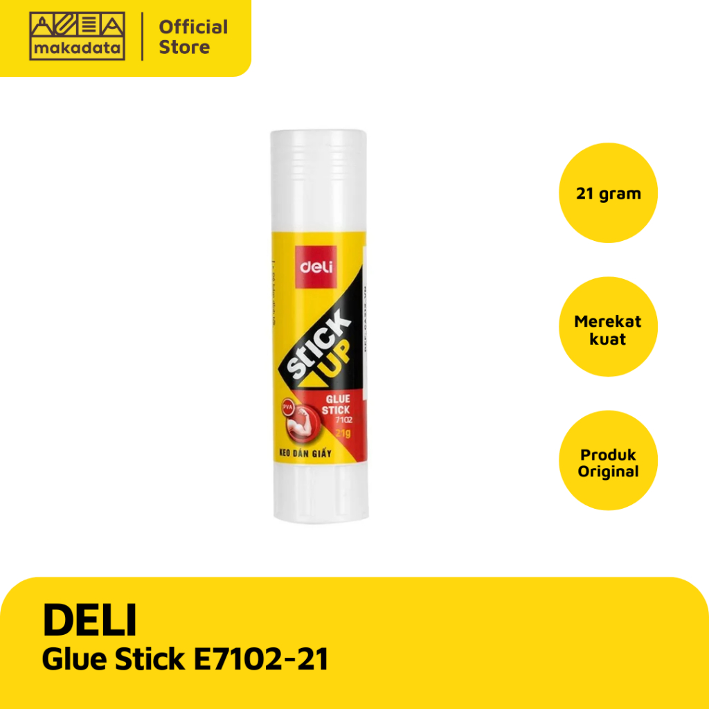 

LEM BATANG / GLUE STICK DELI 21 GR E7102 (1 PCS) MURAH