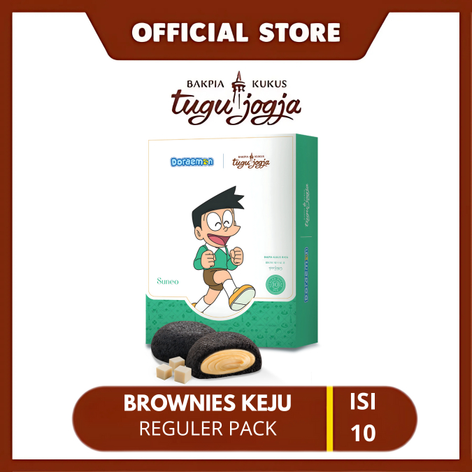 

Bakpia Kukus Tugu Jogja Brownies Keju- Reguler Pack (Suneo)