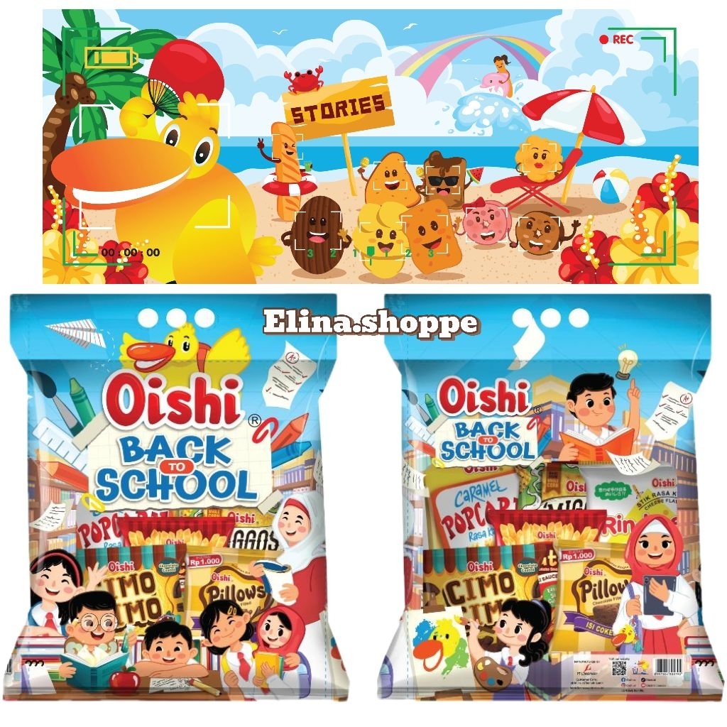 

OISHI GIFT PACK BACK TO SCHOOL / HAMPERS SNACK / HADIAH KADO