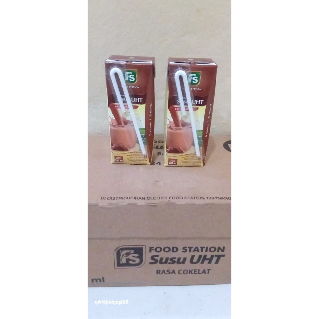 

Susu UHT FS Food Station Varian Coklat 200ml| Susu Sapi FS UHT