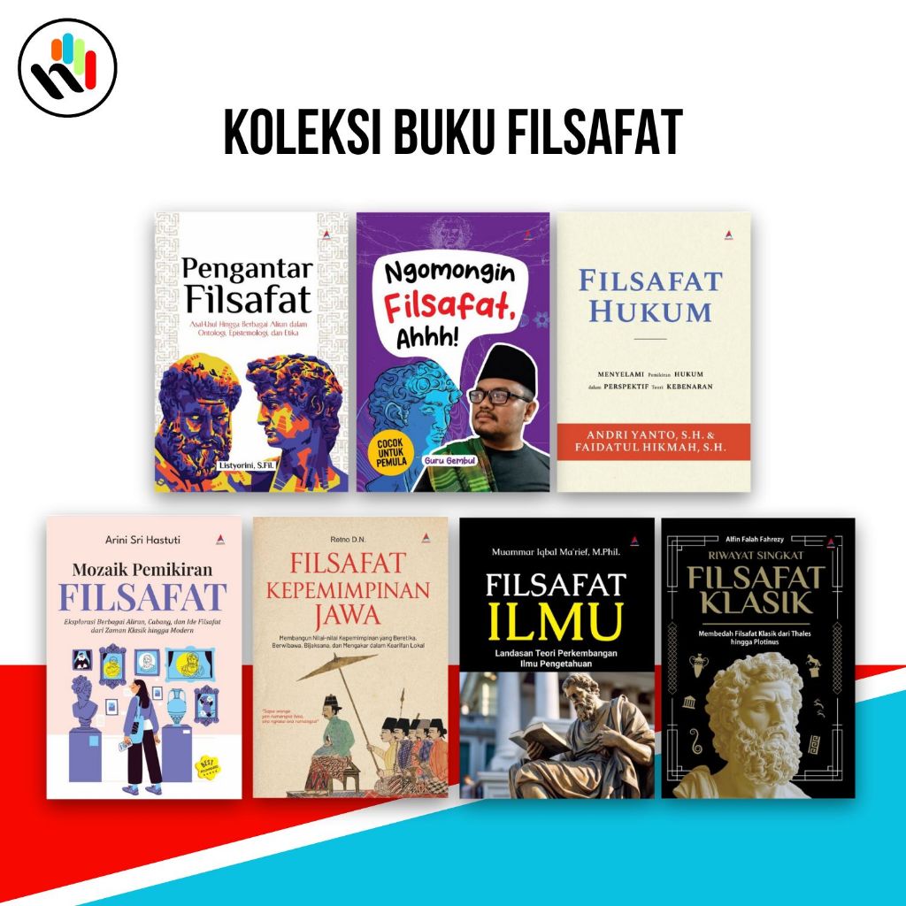 Buku Filsafat : Filsafat Kepemimpinan Jawa,Ngomongin Filsafat,Mozaik Pemikiran Filsafat,Filsafat Ilm
