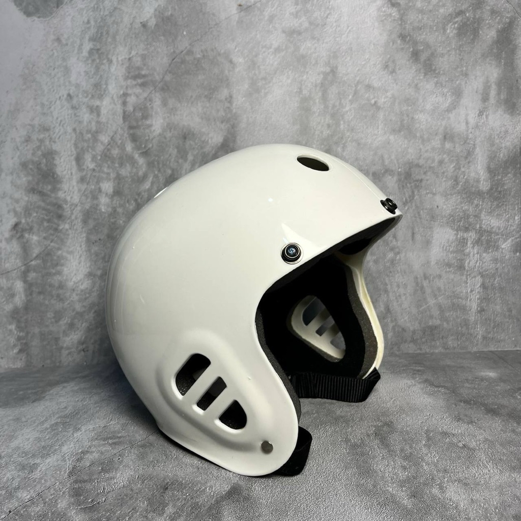 BMX White Helmet
