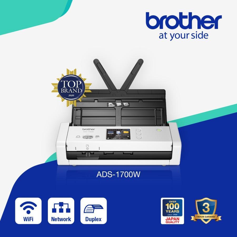 BROTHER ADS-1700W Compact Portable Desktop Scanner ADS1700W ADS1700 W
