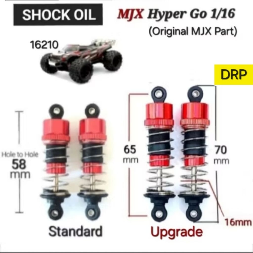 DRP Shock Oil MJX Hyper Go 16210 Truggy Original Part