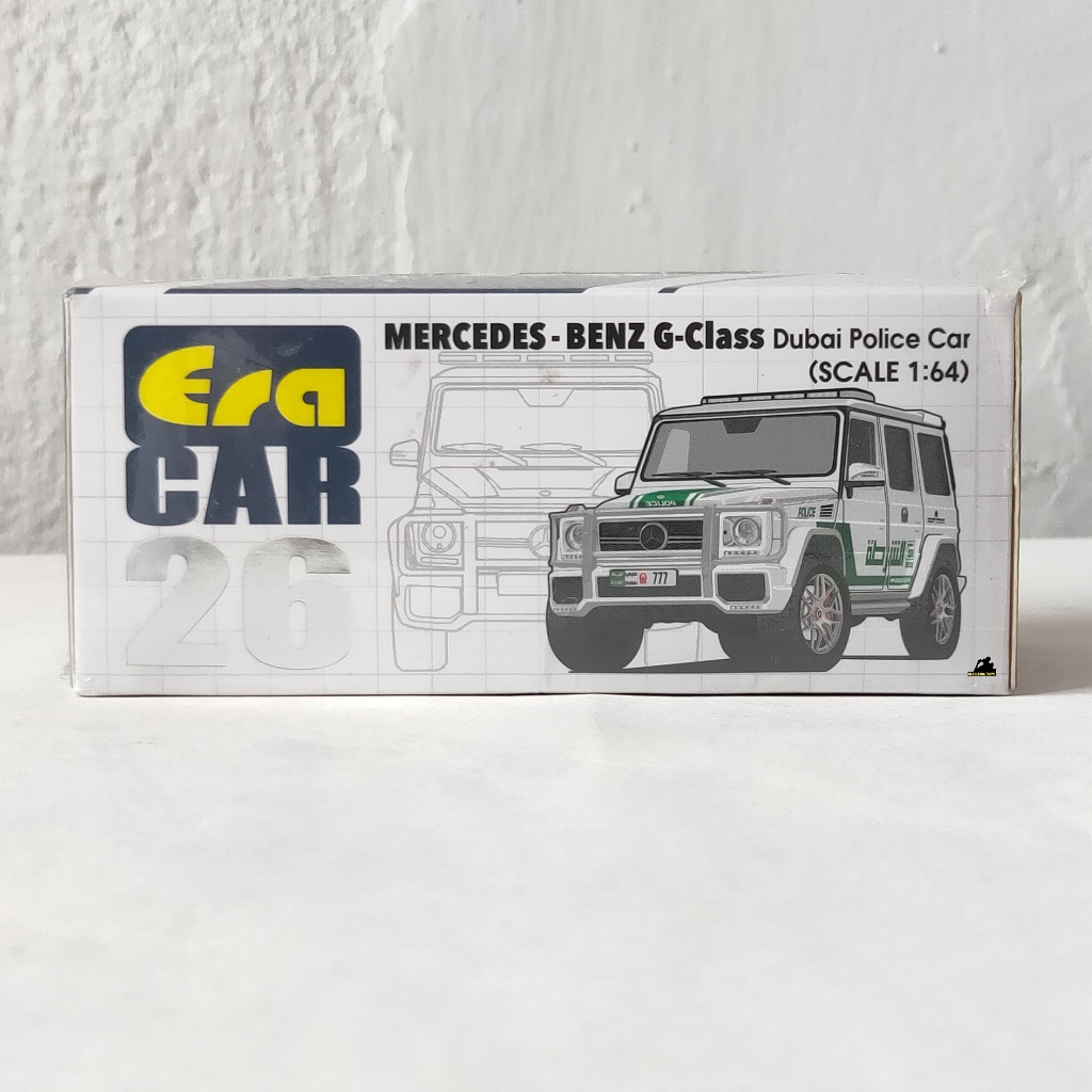 ERACAR ERA CAR MERCEDES BENZ G-CLASS DUBAI POLICE CAR POLISI DUBAI WHITE