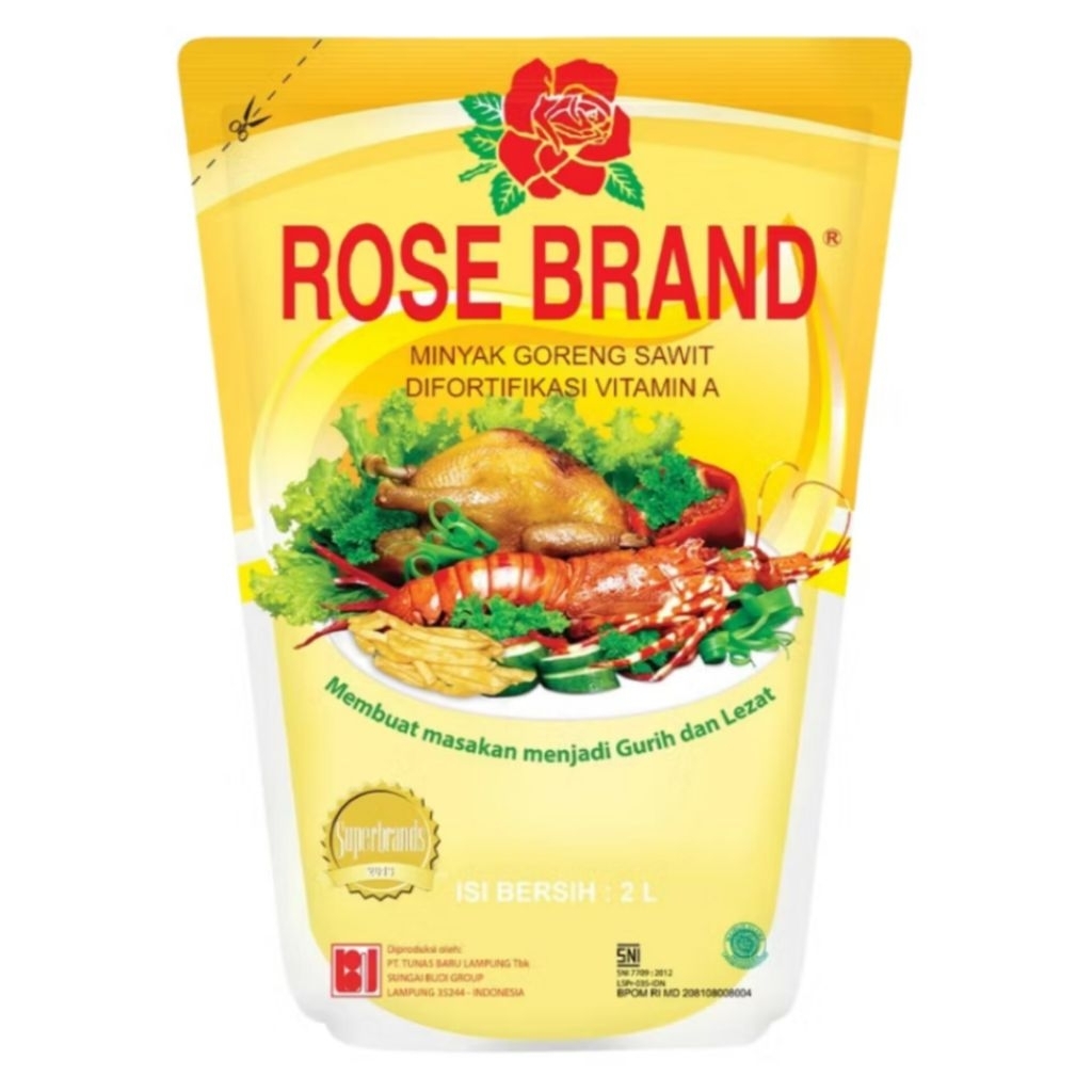 

Minyak Goreng Rose Brand 2 Liter Kaya Nutrisi