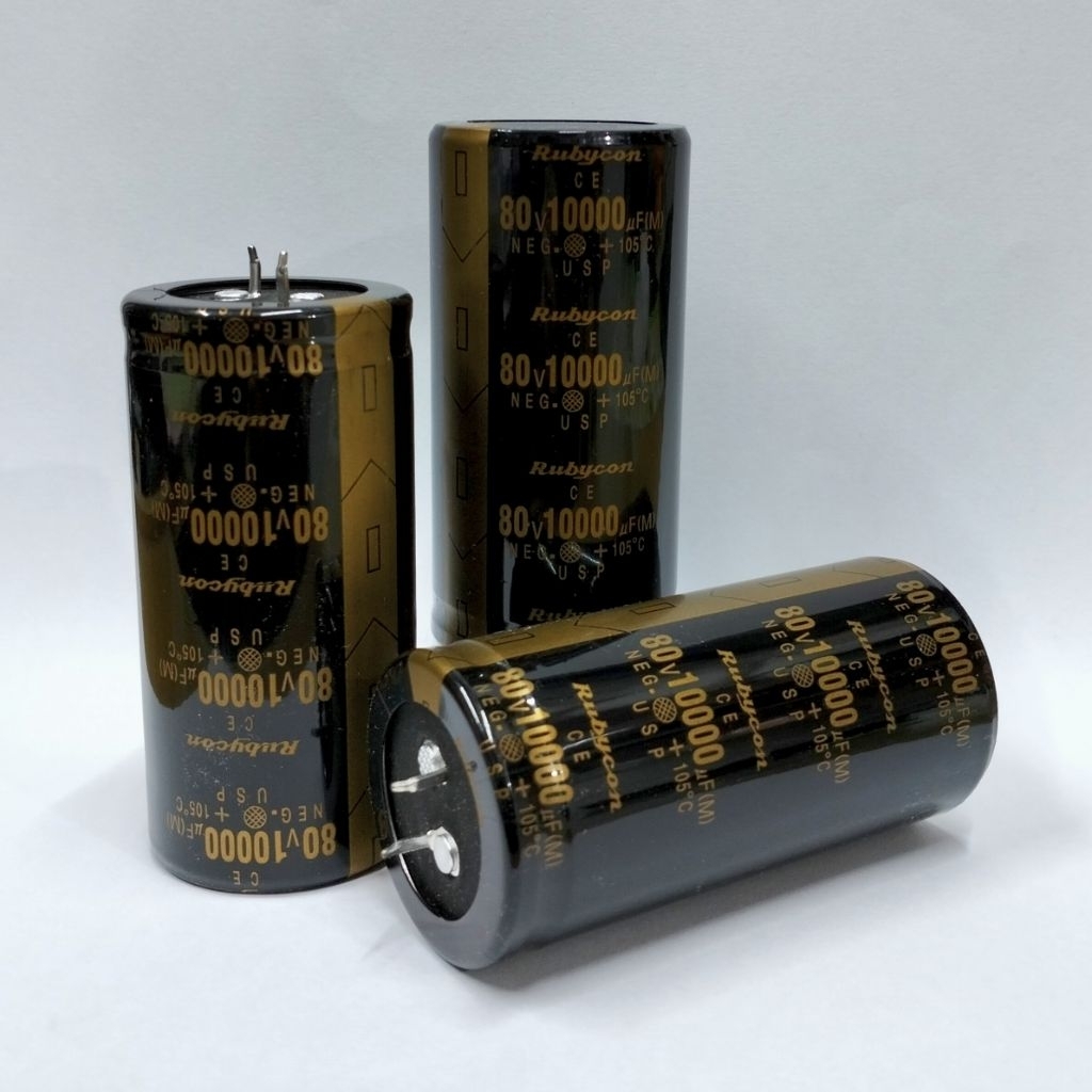 Elco 10000Uf/80Volt Rubycon :