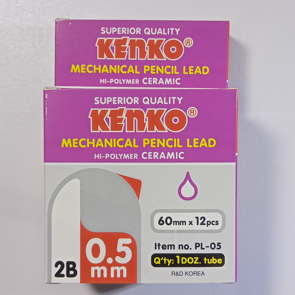

Kenko Isi Refill Pensil Mekanik 2B 0.5 mm Kenko | Isi Pensil Mekanik Kecil 0.5 | Tersedia Harga Grosir