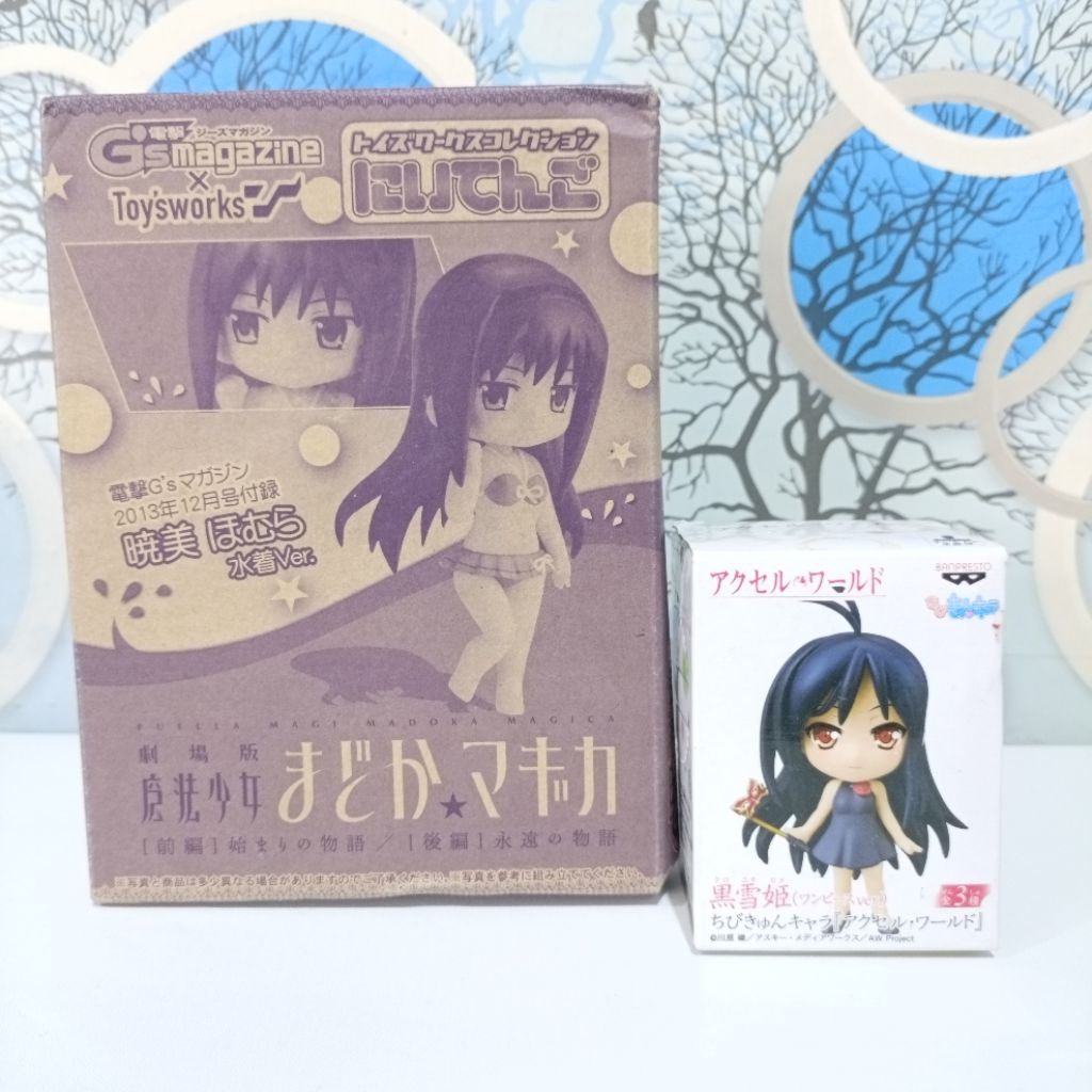 Madoka homura akemi & accel world kuroyukihime figure original