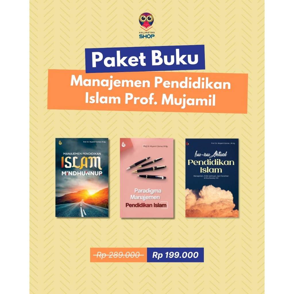 Paket Buku Manajemen Pendidikan Islam Prof. Mujamil Qomar