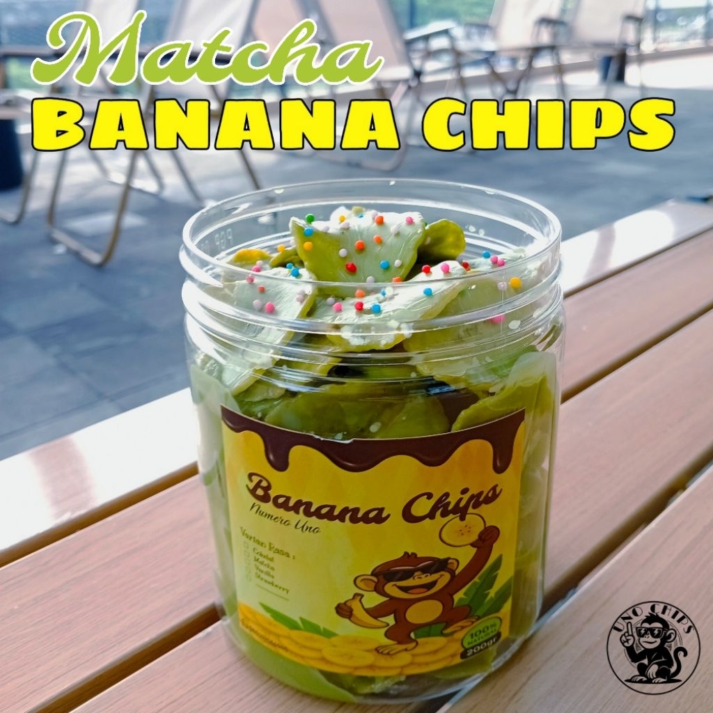 

KERIPIK PISANG LUMER MATCHA - 200gram