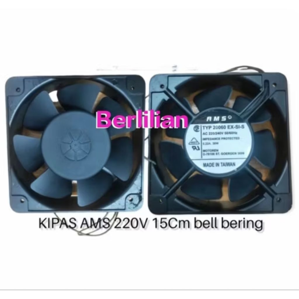 Cooling Fan AMS 15CM AC 220V/240V Ball Bearing Made in Taiwan / cooling fan ams 15cm ac 220v/240v