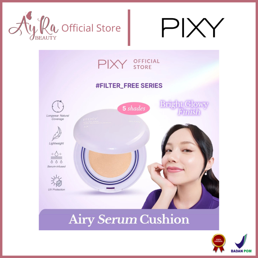 AyRa Beauty - PIXY #Filter_Free Airy Serum Cushion Glow