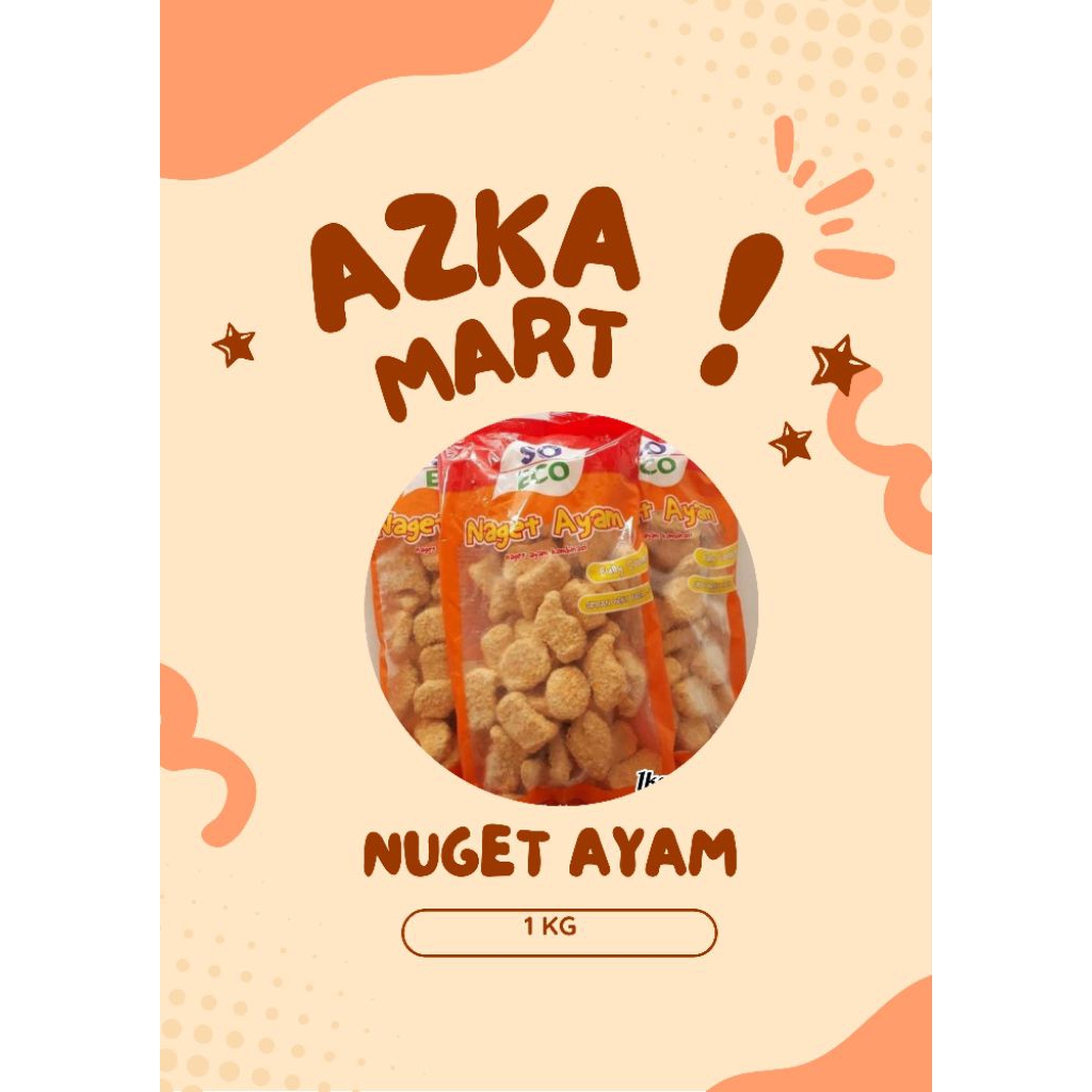 

Nuget Ayam 1kg- KIRIM INSTAN Azka Mart
