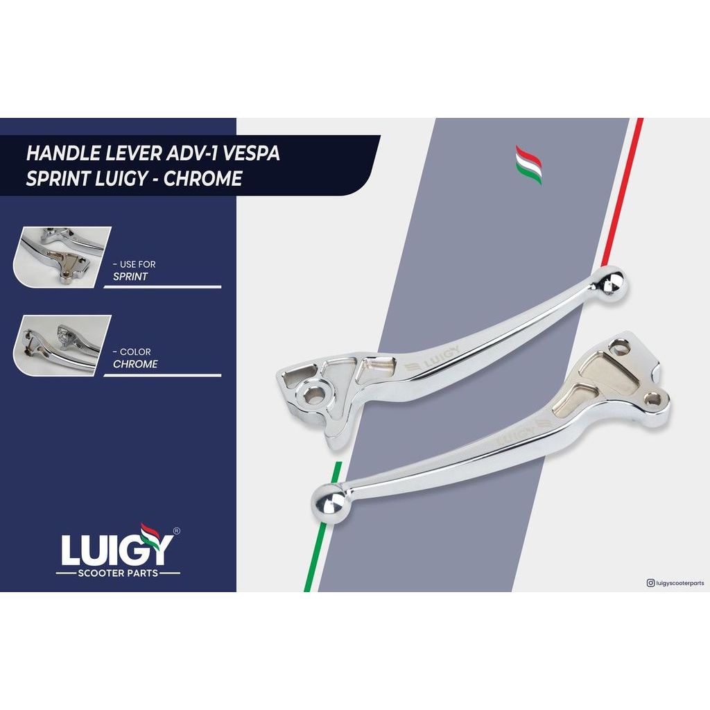 Brake Lever Handle Lever Vespa Sprint Chrome ADV-1 Luigy